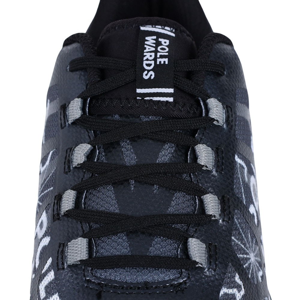 POLEWARDS（メンズ）ランニングシューズ アドベラ シャーク ADVERA SHARK ブラック グレー PW2KFZ02 BLK ★★★