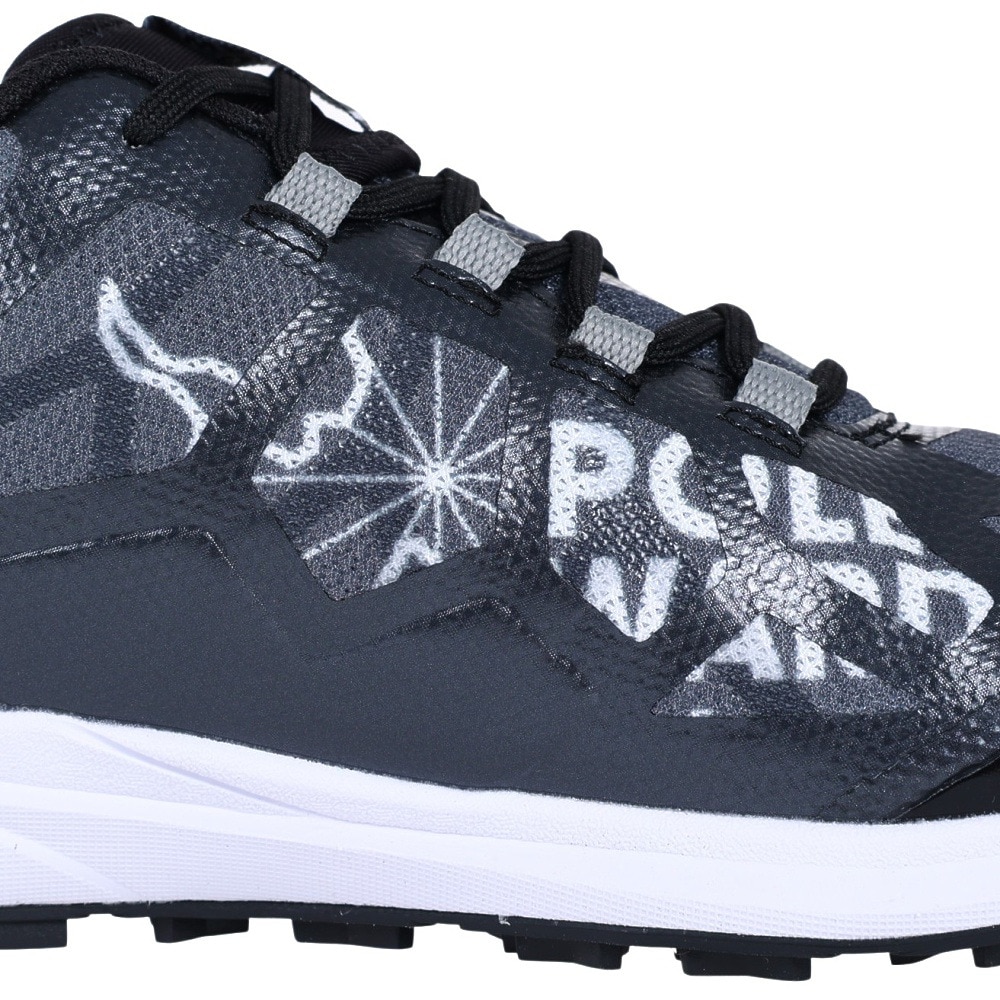 POLEWARDS（メンズ）ランニングシューズ アドベラ シャーク ADVERA SHARK ブラック グレー PW2KFZ02 BLK ★★★