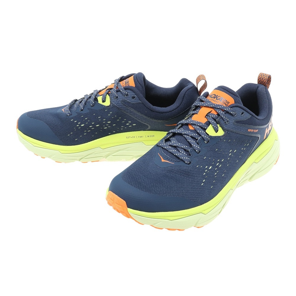 HOKA メンズ シューズ スニーカー チャレンジャーATR 6 GTX CHALLENGER ATR 6 GTX ネイビー イエロー 1116876-OSBT 防水 ２５．０ 48 ..