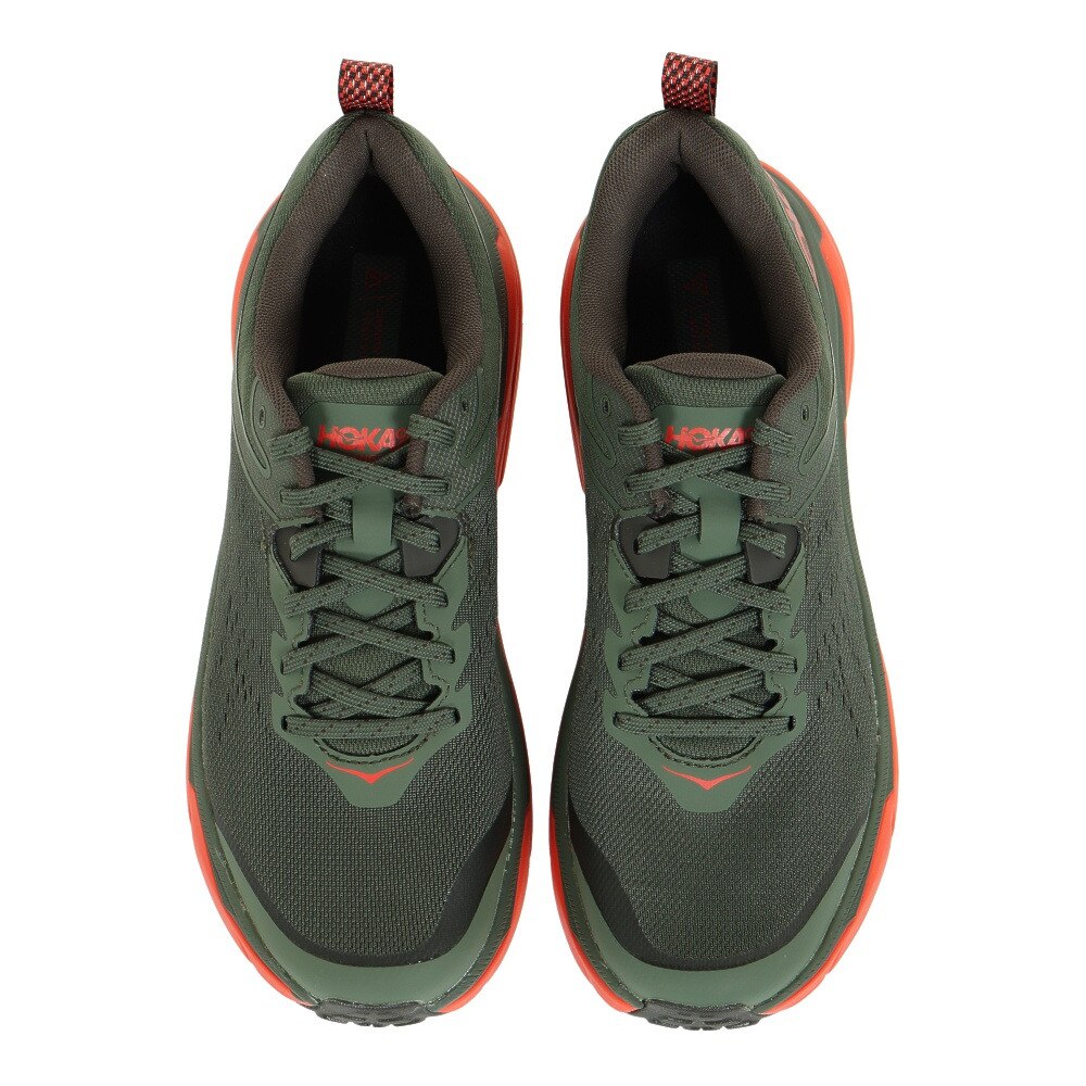 HOKA（メンズ）ランニングシューズ チャレンジャーATR 6 ダークグリーン 1106510-TFST スニーカー トレイルラン オフロード 通学 通勤