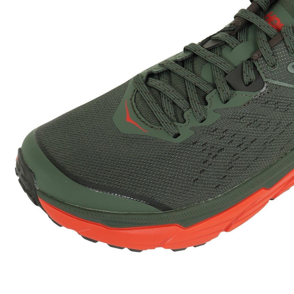 HOKA（メンズ）ランニングシューズ チャレンジャーATR 6 ダークグリーン 1106510-TFST スニーカー トレイルラン オフロード 通学 通勤