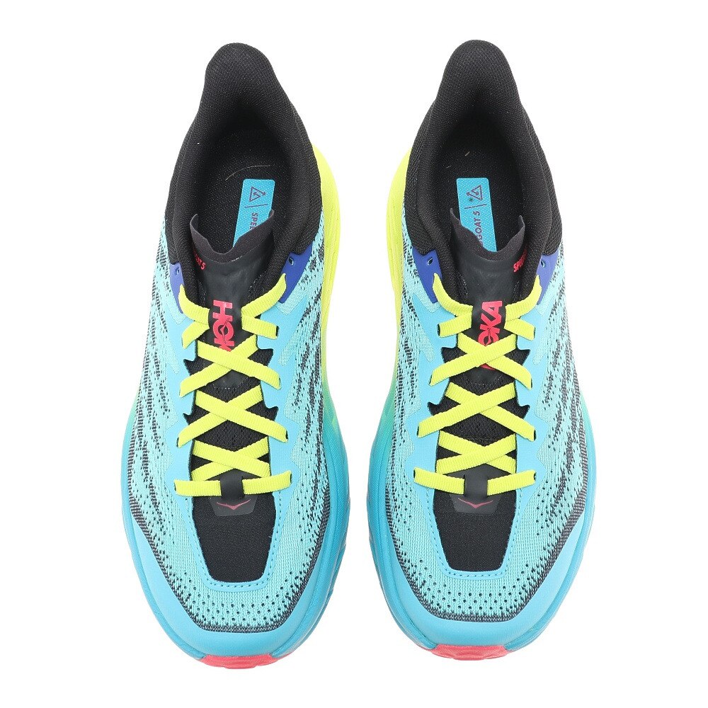 ホカ（HOKA）（メンズ）ランニングシューズ スピードゴート 5 レギュラー ライトブルー 1123157-SBBK スニーカー トレイルラン 厚底 登山道 オフロード