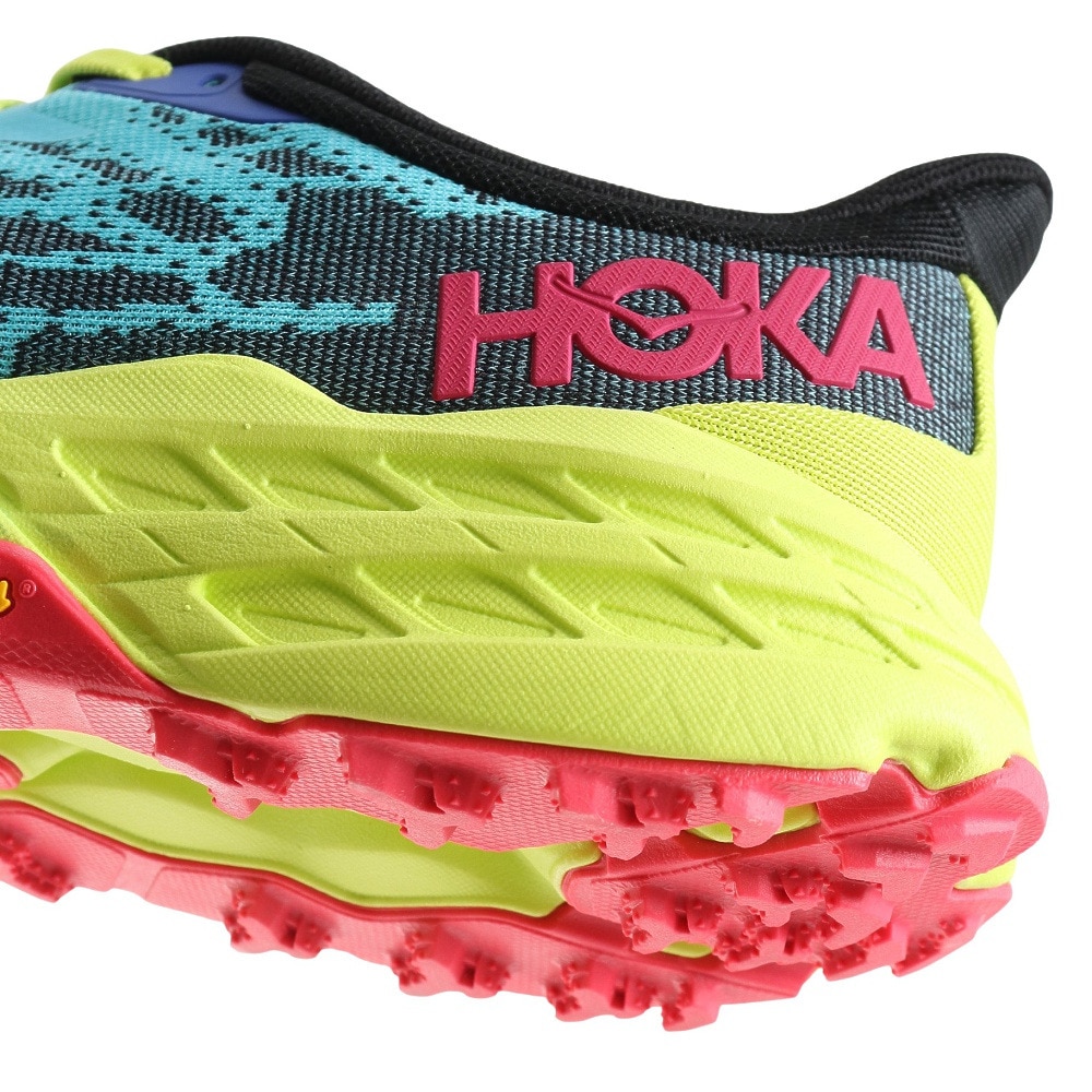 ホカ（HOKA）（メンズ）ランニングシューズ スピードゴート 5 レギュラー ライトブルー 1123157-SBBK スニーカー トレイルラン 厚底 登山道 オフロード