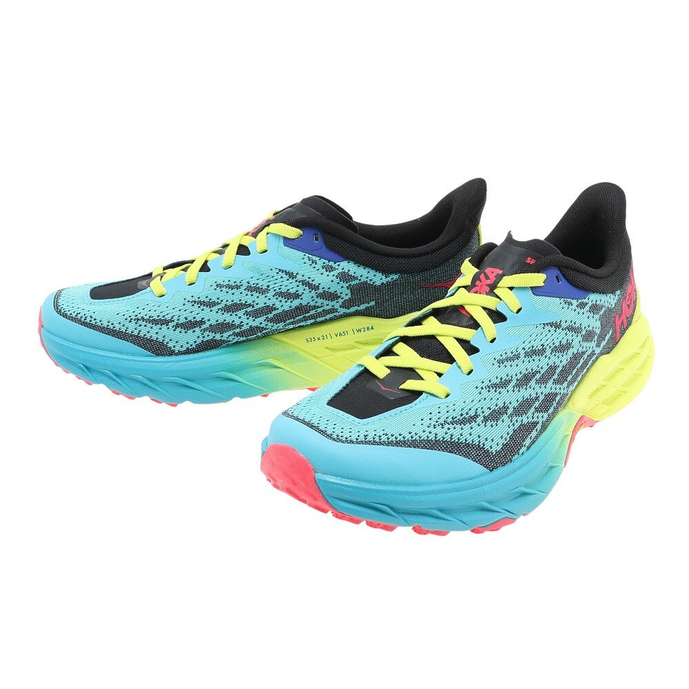 ホカ（HOKA）（メンズ）ランニングシューズ スピードゴート 5 レギュラー ライトブルー 1123157-SBBK スニーカー トレイルラン 厚底 登山道 オフロード