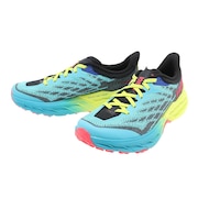 ホカ（HOKA）（メンズ）ランニングシューズ スピードゴート 5 ライトブルー 1123157-SBBK スニーカー トレイルラン 厚底 登山道 オフロード