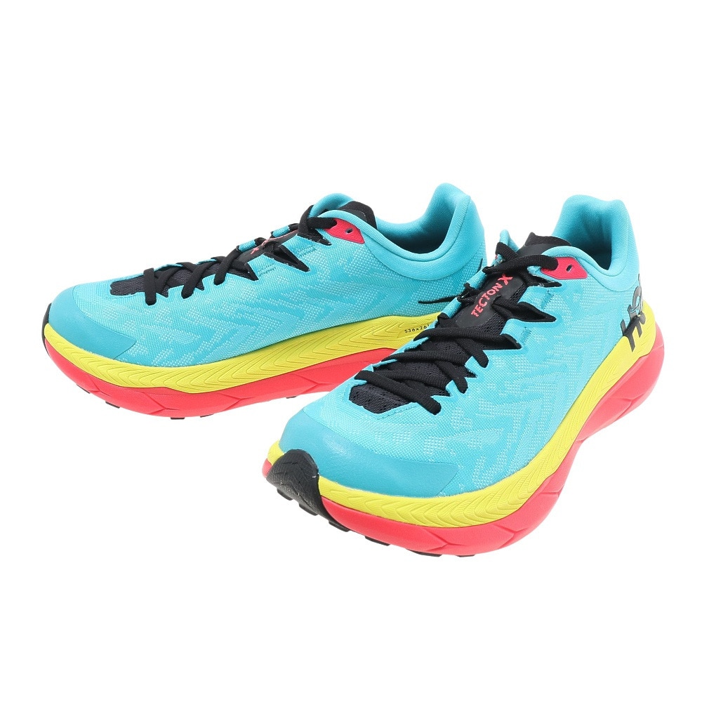 ホカ（HOKA）（メンズ）ランニングシューズ メンズ ライトブルー テクトン X 1123161-SBDP スニーカー トレランシューズ 陸上 部活  運動靴