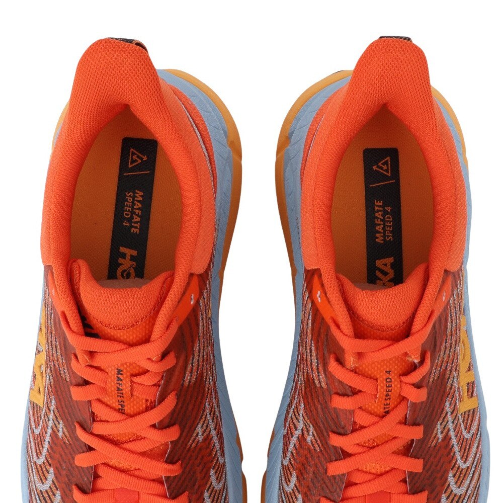 ホカ（HOKA）（メンズ）ランニングシューズ 1129930-PBSSN マファテ スピード 4 レギュラー オレンジ メンズ スニーカー 