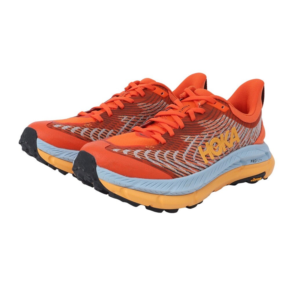 ホカ（HOKA）（メンズ）ランニングシューズ 1129930-PBSSN マファテ スピード 4 レギュラー オレンジ メンズ スニーカー 