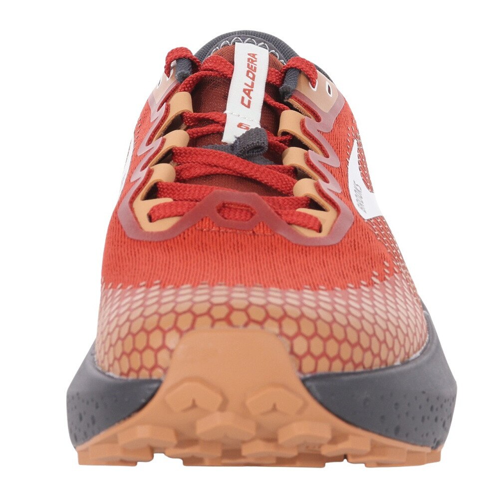 ブルックス（BROOKS）（メンズ）ランニングシューズ カルデラ 6 ブラウン BMM3793 BR スニーカー トレイルランニング 厚底 軽量 反発性  