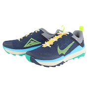 ナイキ（NIKE）（メンズ）ランニングシューズ リアクト ワイルドホース 8 ブルー DR2686-400 スニーカー トレイルラン トレーニング オフロード