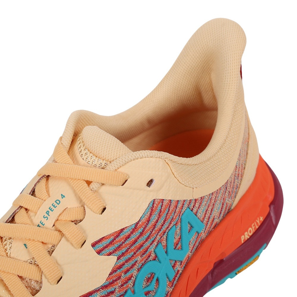 ホカ（HOKA）（メンズ）ランニングシューズ マファテ スピード 4 レギュラー オレンジ 1129930-IFLM スニーカー トレイルラン トレーニング クッション 
