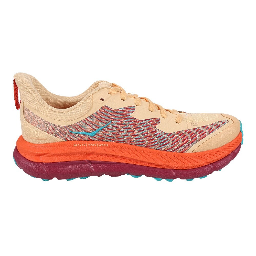 ホカ（HOKA）（メンズ）ランニングシューズ マファテ スピード 4 レギュラー オレンジ 1129930-IFLM スニーカー トレイルラン トレーニング クッション 