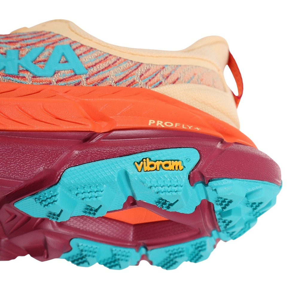 ホカ（HOKA）（メンズ）ランニングシューズ マファテ スピード 4 レギュラー オレンジ 1129930-IFLM スニーカー トレイルラン トレーニング クッション 