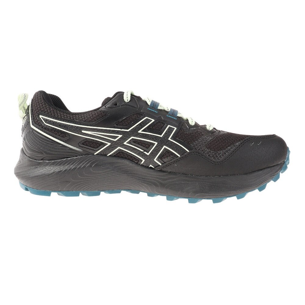 アシックス（ASICS）（メンズ）ランニングシューズ ゲルソノマ 7 GTX ブラック ブルー 1011B593.001 スニーカートレイルラン 防水 クッション オフロード