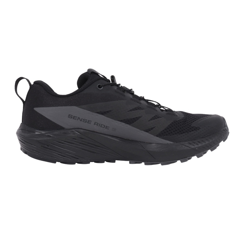 サロモン（SALOMON）（メンズ）ランニングシューズ センス ライド 5 GTX BLAC ブラック L47147200 スニーカー トレイルラン 防水 クッション性 