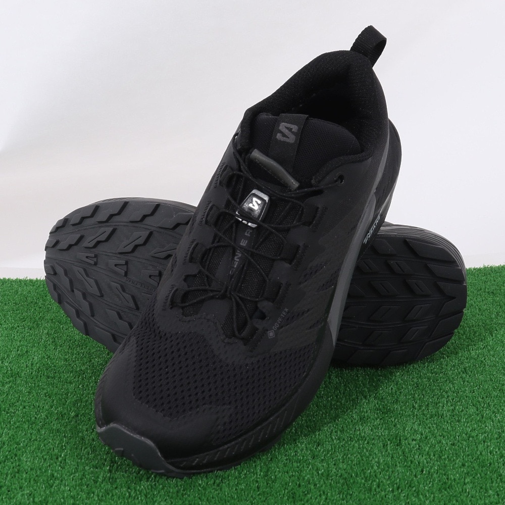 サロモン（SALOMON）（メンズ）ランニングシューズ センス ライド 5 GTX BLAC ブラック L47147200 スニーカー トレイルラン 防水 クッション性 