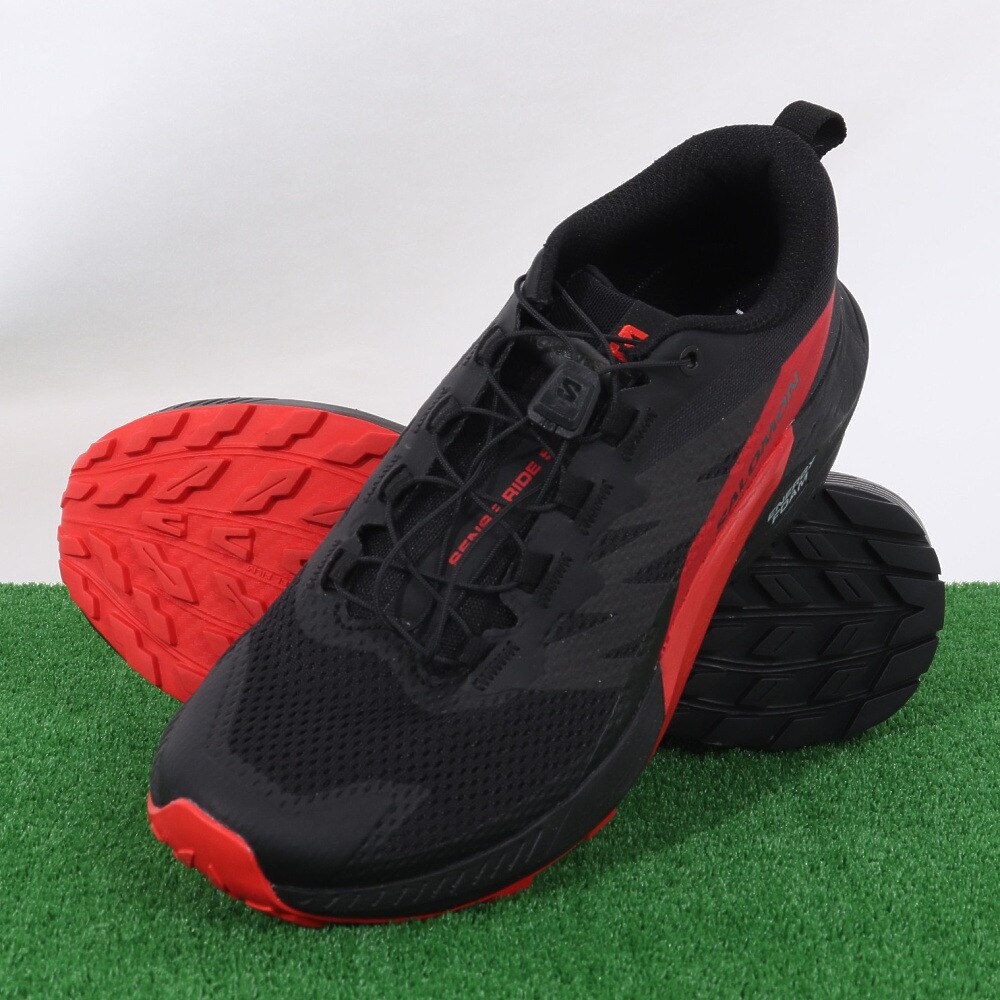 サロモン（SALOMON）（メンズ）ランニングシューズ センス ライド 5 BLACK/F ブラック L47214300