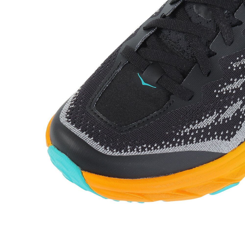 ホカ（HOKA）（メンズ）ランニング シューズ スピードゴート5 レギュラー ブラック イエロー 1123157-BEPR スニーカー トレイル クッション性 軽量 厚底