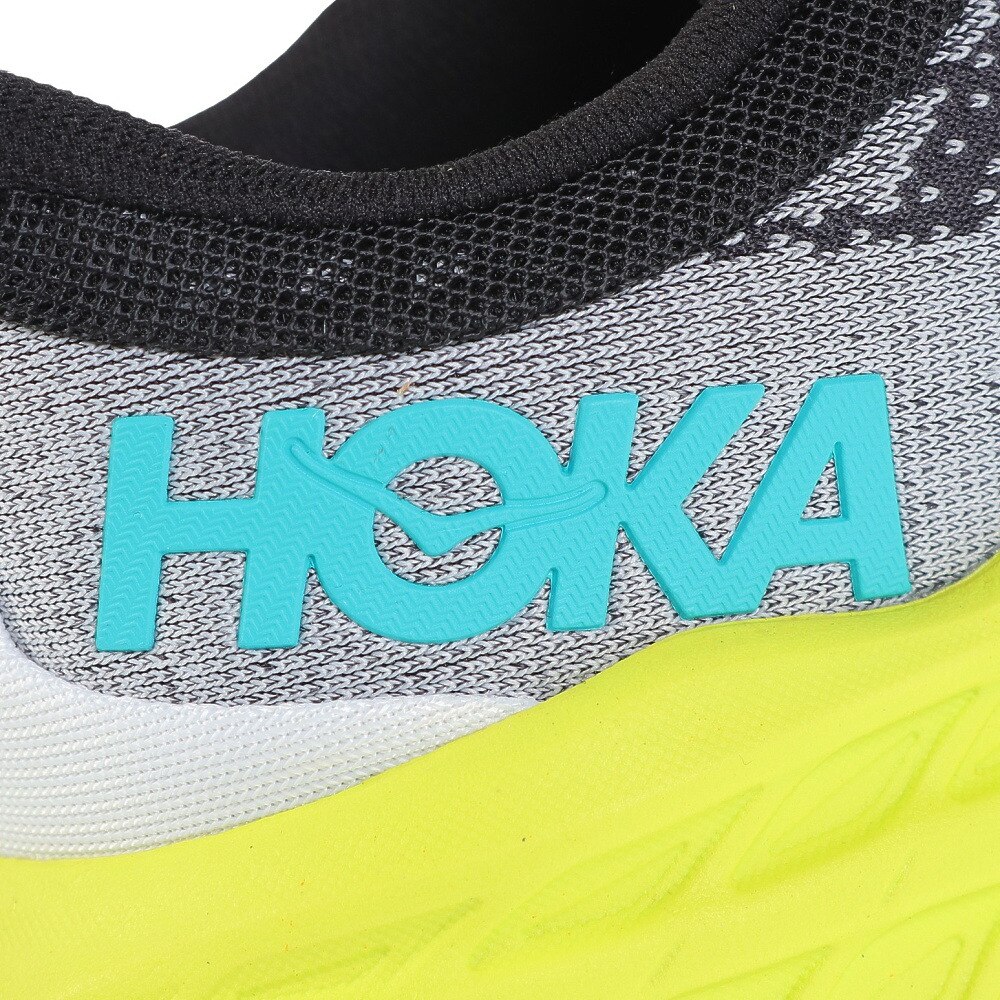 ホカ（HOKA）（メンズ）ランニング シューズ スピードゴート5 レギュラー ブラック イエロー 1123157-BEPR スニーカー トレイル クッション性 軽量 厚底
