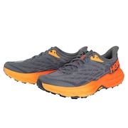 ホカ（HOKA）（メンズ）ランニングシューズ スピードゴート5 グレーレッド 1123159-CFLM スニーカー トレイルラン 厚底 登山道