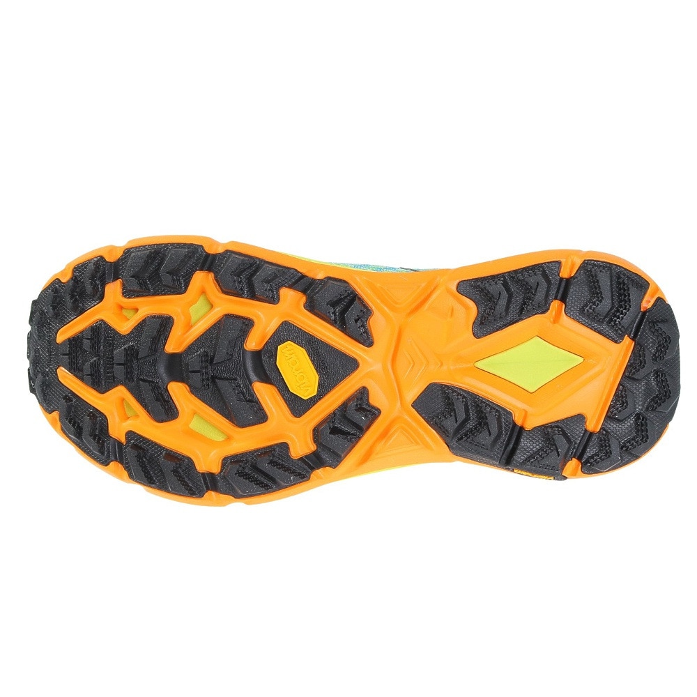 ホカ（HOKA）（メンズ）ランニング シューズ マファテ スピード4 レギュラー グリーン イエロー 1129930-CDVB スニーカー トレイル クッション性 軽量 厚底