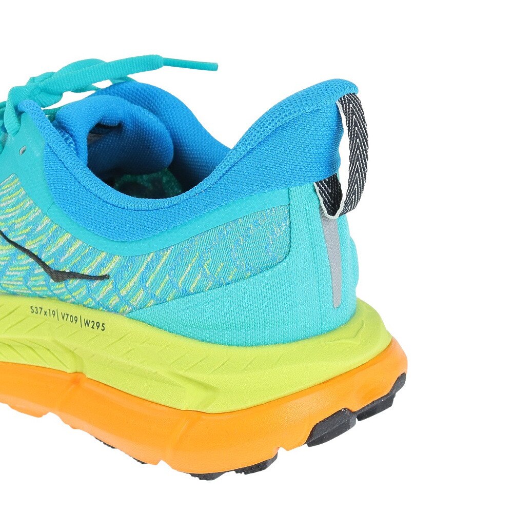 ホカ（HOKA）（メンズ）ランニング シューズ マファテ スピード4 レギュラー グリーン イエロー 1129930-CDVB スニーカー トレイル クッション性 軽量 厚底