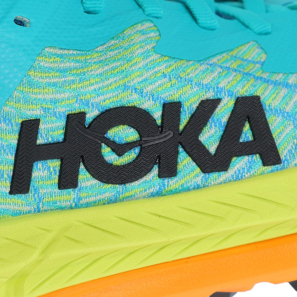 ホカ（HOKA）（メンズ）ランニング シューズ マファテ スピード4 グリーン イエロー 1129930-CDVB スニーカー トレイル クッション性 軽量 厚底