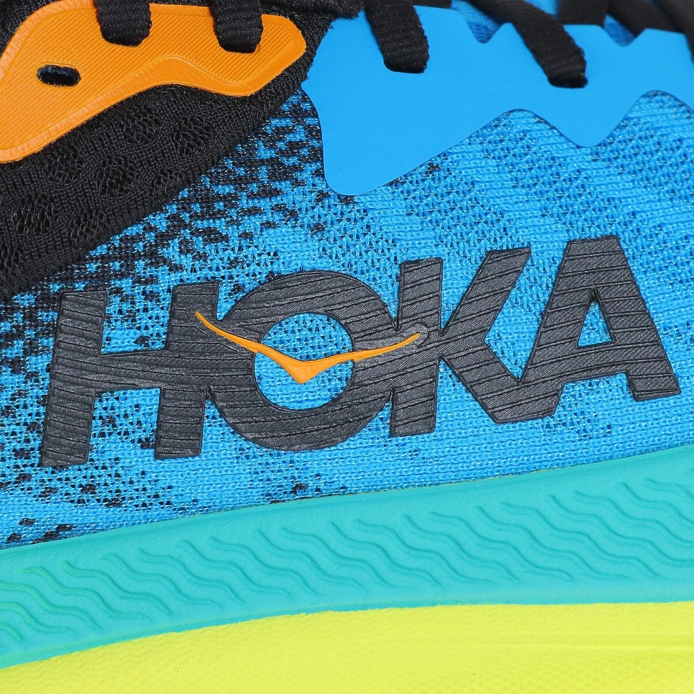 ホカ（HOKA）（メンズ）ランニング シューズ チャレンジャー 7 レギュラー ブルー イエロー 1134497-DBEPR スニーカー トレイル オフロード クッション性 
