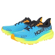 ホカ（HOKA）（メンズ）ランニング シューズ チャレンジャー 7 ブルー イエロー 1134497-DBEPR スニーカー トレイル オフロード クッション性 