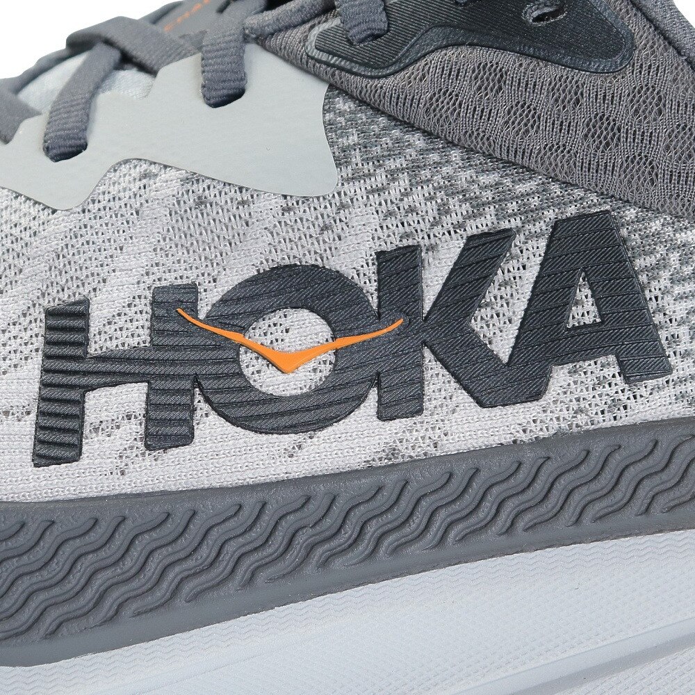 ホカ（HOKA）（メンズ）ランニングシューズ チャレンジャー7 ワイド グレー 1134499-HMCS スニーカー トレイルラン 厚底 軽量 クッション性