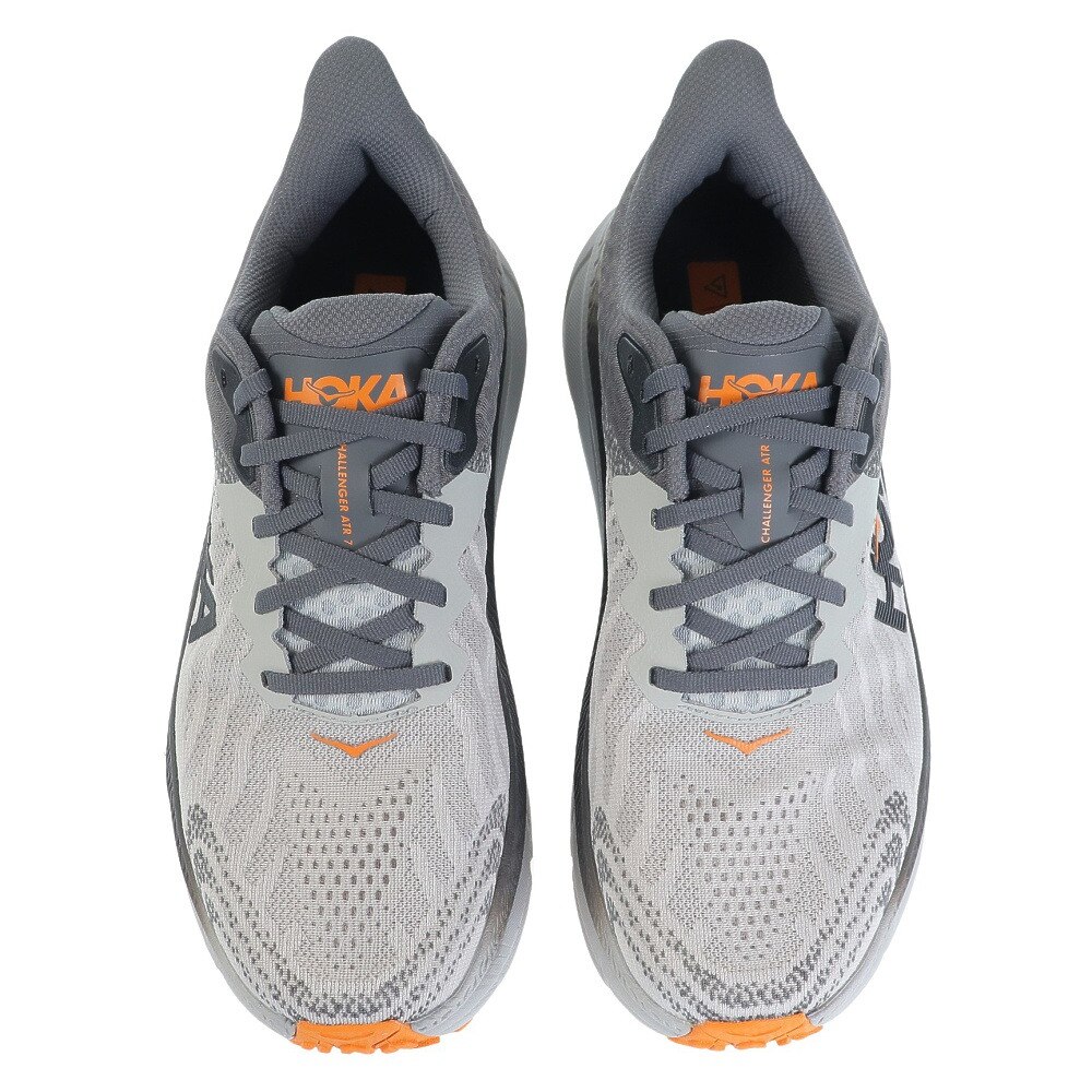 ホカ（HOKA）（メンズ）ランニングシューズ チャレンジャー7 ワイド グレー 1134499-HMCS スニーカー トレイルラン 厚底 軽量 クッション性