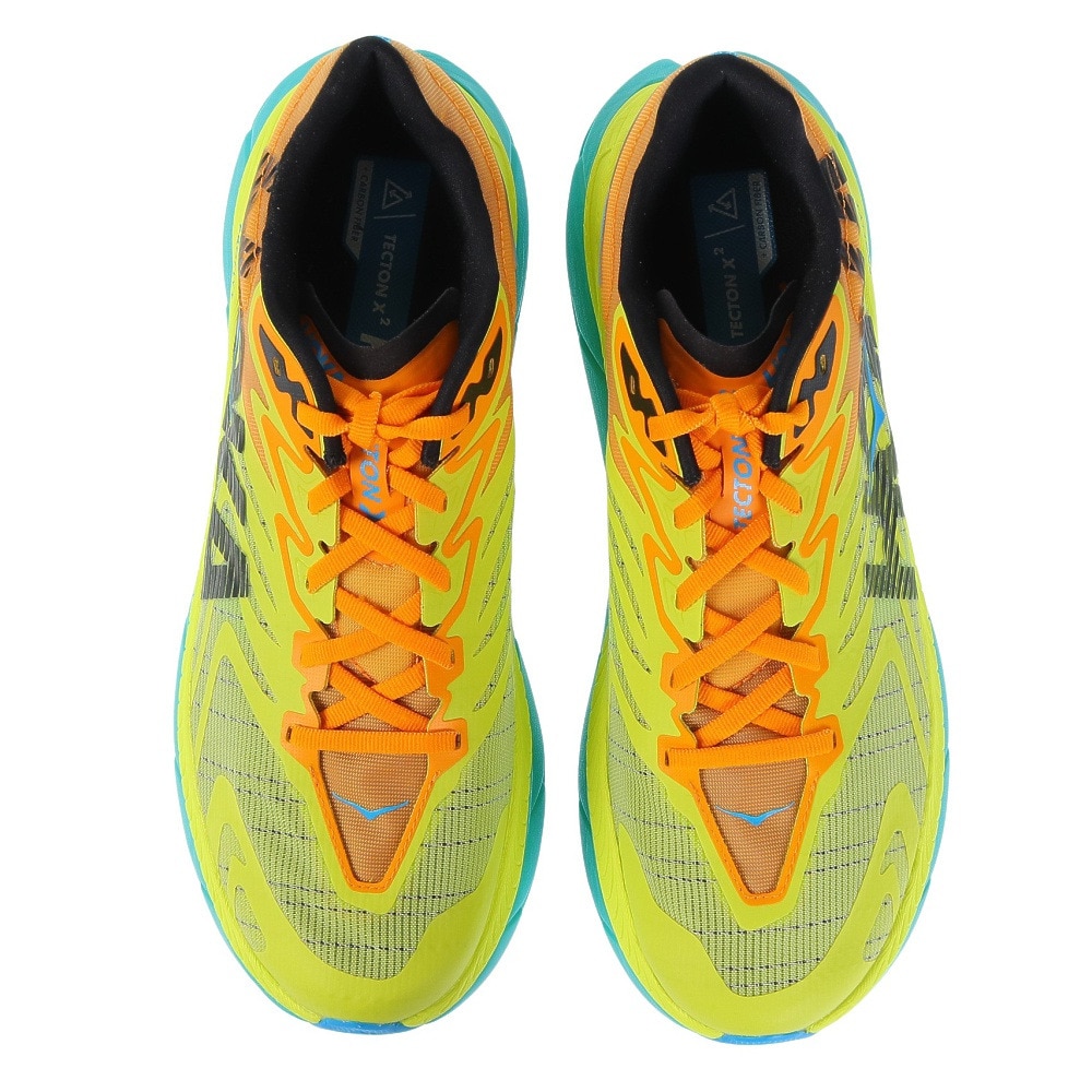 ホカ（HOKA）（メンズ）ランニング シューズ テクトン X2 レギュラー イエロー 1134516-EPRY スニーカー トレイルラン オフロード 軽量 通気性 プレート