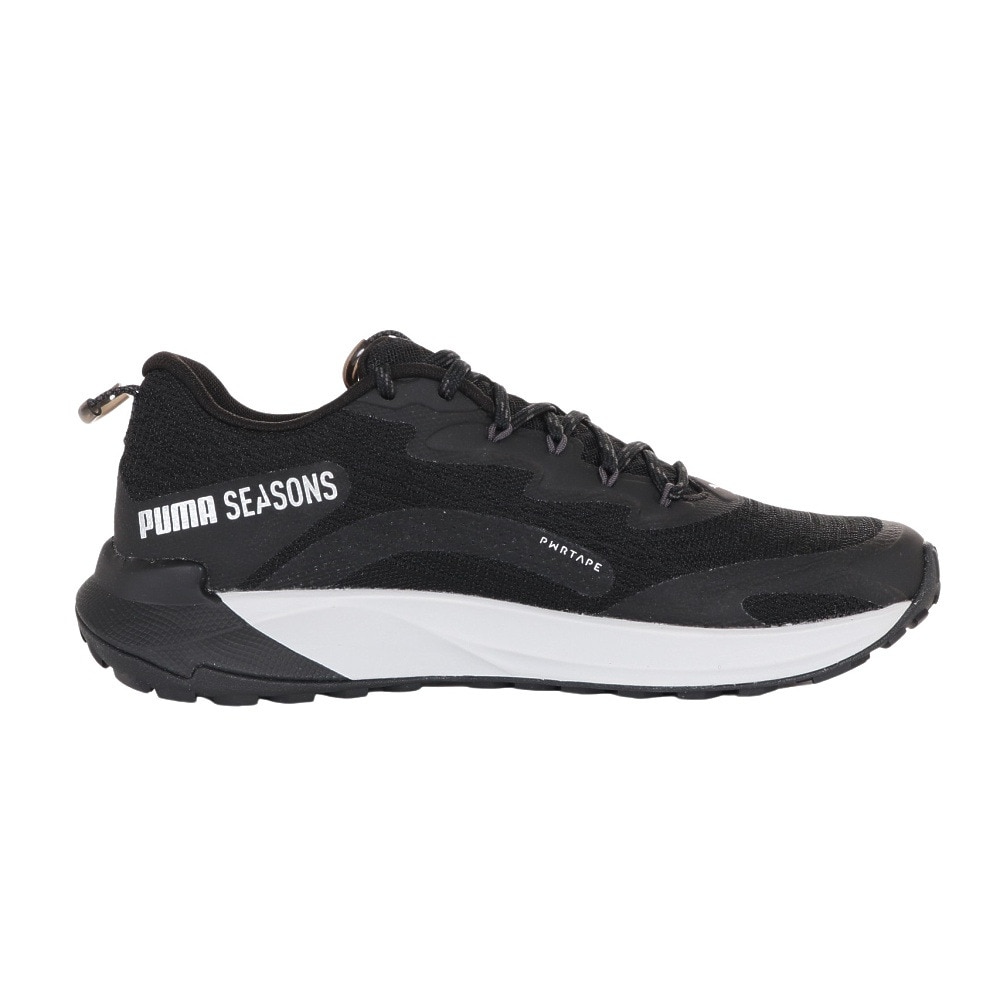 プーマ（PUMA）（メンズ）ランニングシューズ ファストトラック ニトロ 2 ブラック 30768401 スニーカー トレイルラン 軽量 オフロード トレーニング 耐久性