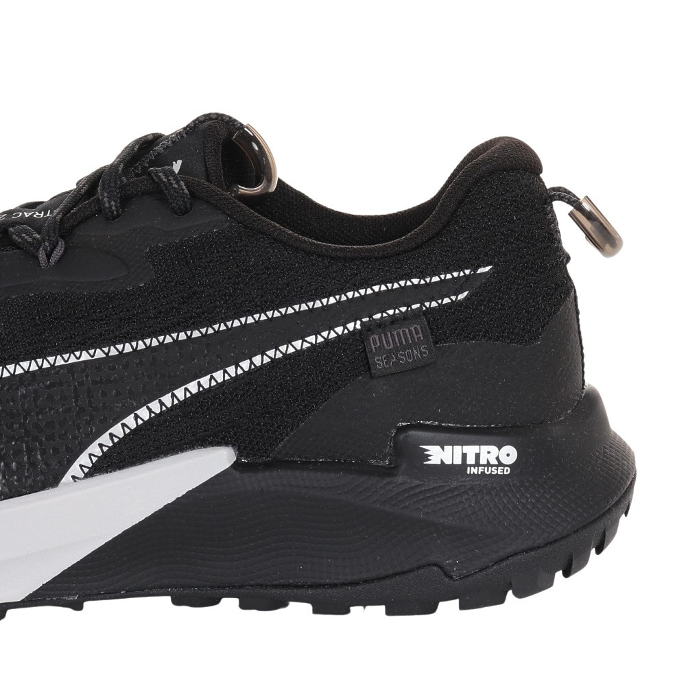 プーマ（PUMA）（メンズ）ランニングシューズ ファストトラック ニトロ 2 ブラック 30768401 スニーカー トレイルラン 軽量 オフロード トレーニング 耐久性