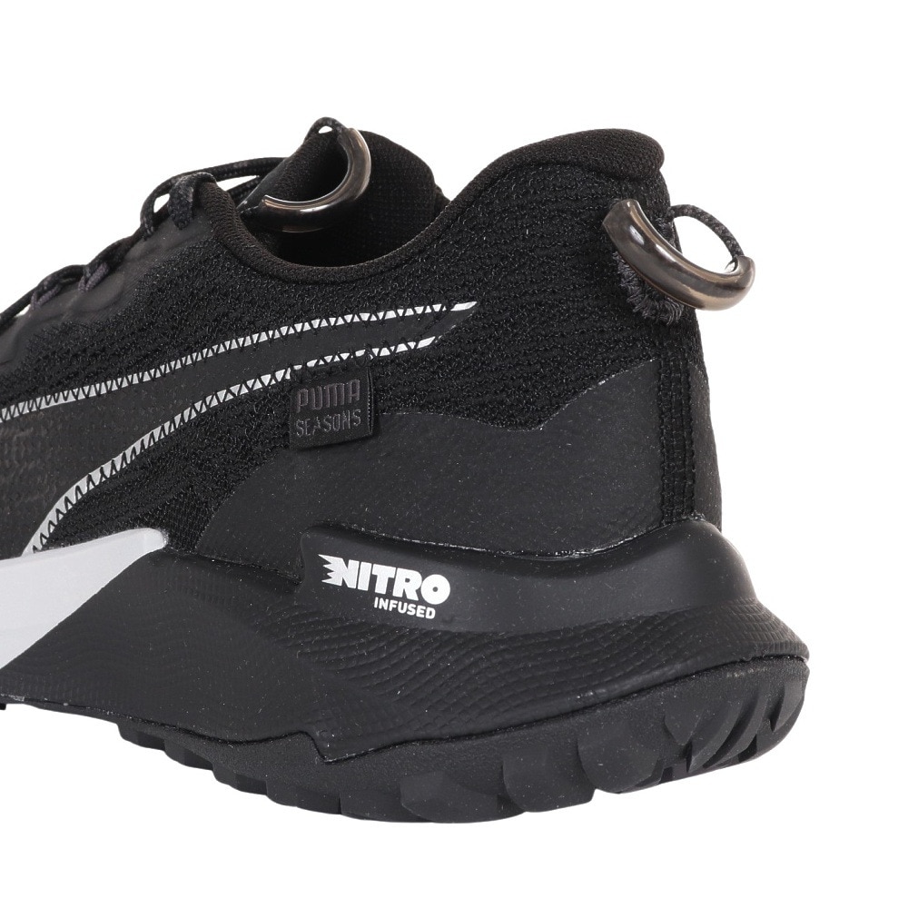 プーマ（PUMA）（メンズ）ランニングシューズ ファストトラック ニトロ 2 ブラック 30768401 スニーカー トレイルラン 軽量 オフロード トレーニング 耐久性