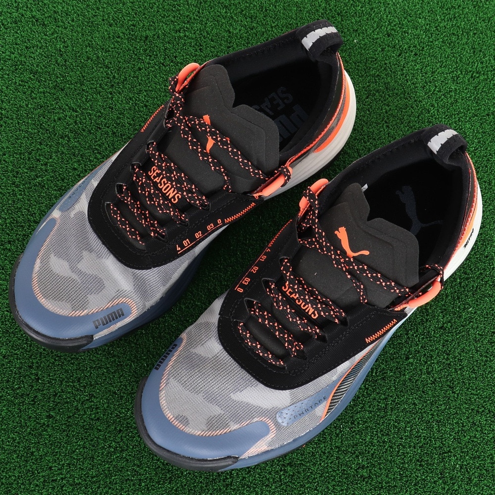 プーマ（PUMA）（メンズ）ランニングシューズ ヴォヤージ ニトロ 3 ブルーグレー 37774503 スニーカー トレイルラン オフロード トレーニング 軽量