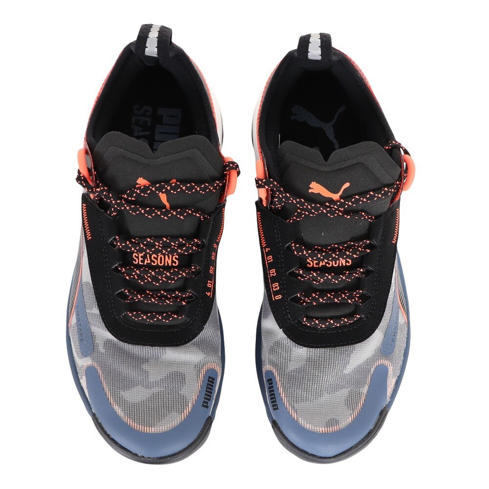 プーマ（PUMA）（メンズ）ランニングシューズ ヴォヤージ ニトロ 3 ブルーグレー 37774503 スニーカー トレイルラン オフロード トレーニング 軽量