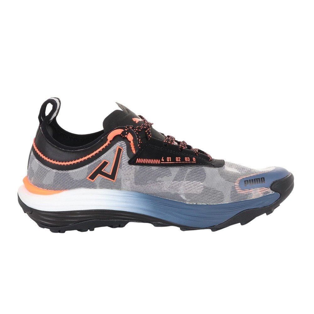 プーマ（PUMA）（メンズ）ランニングシューズ ヴォヤージ ニトロ 3 ブルーグレー 37774503 スニーカー トレイルラン オフロード トレーニング 軽量