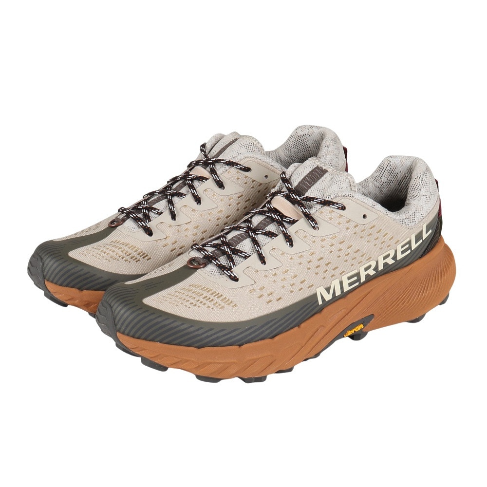 メレル（MERRELL）（メンズ）ランニングシューズ トレランシューズ アジリティー ピーク 5 J067767 OYSTER