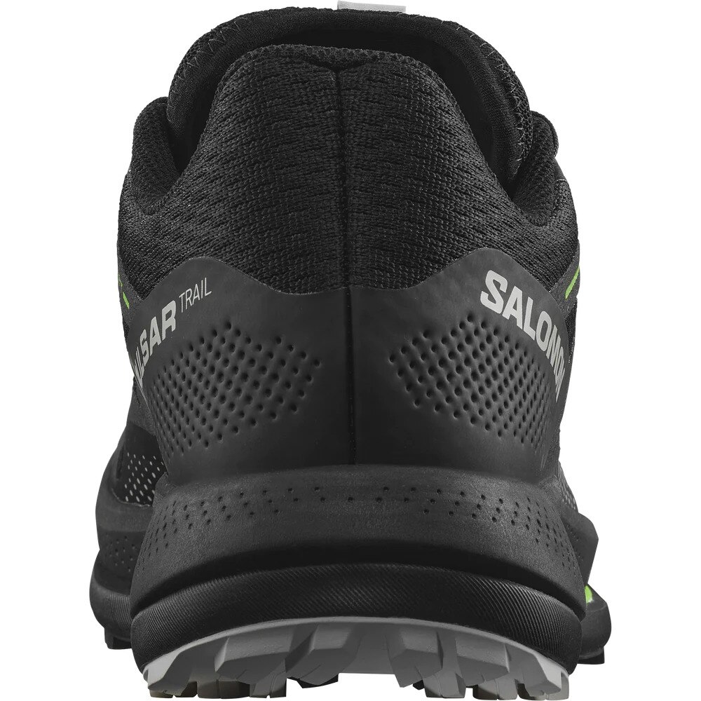 サロモン（SALOMON）（メンズ）ランニングシューズ パルサートレイル ブラック グリーン L47385200 スニーカー トレイル クッション性 グリップ力 