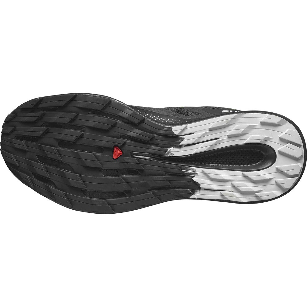 サロモン（SALOMON）（メンズ）ランニングシューズ パルサートレイル ブラック グリーン L47385200 スニーカー トレイル クッション性 グリップ力 