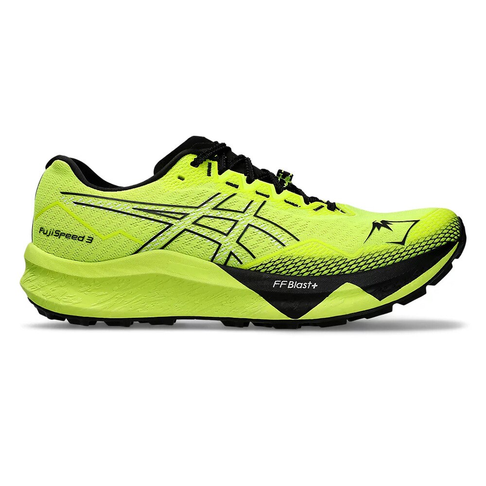 アシックス（ASICS）（メンズ）ランニングシューズ フジスピード3 イエローブラック 1011B888.751 スニーカー トレイルラン 軽量 安定性 マラソン