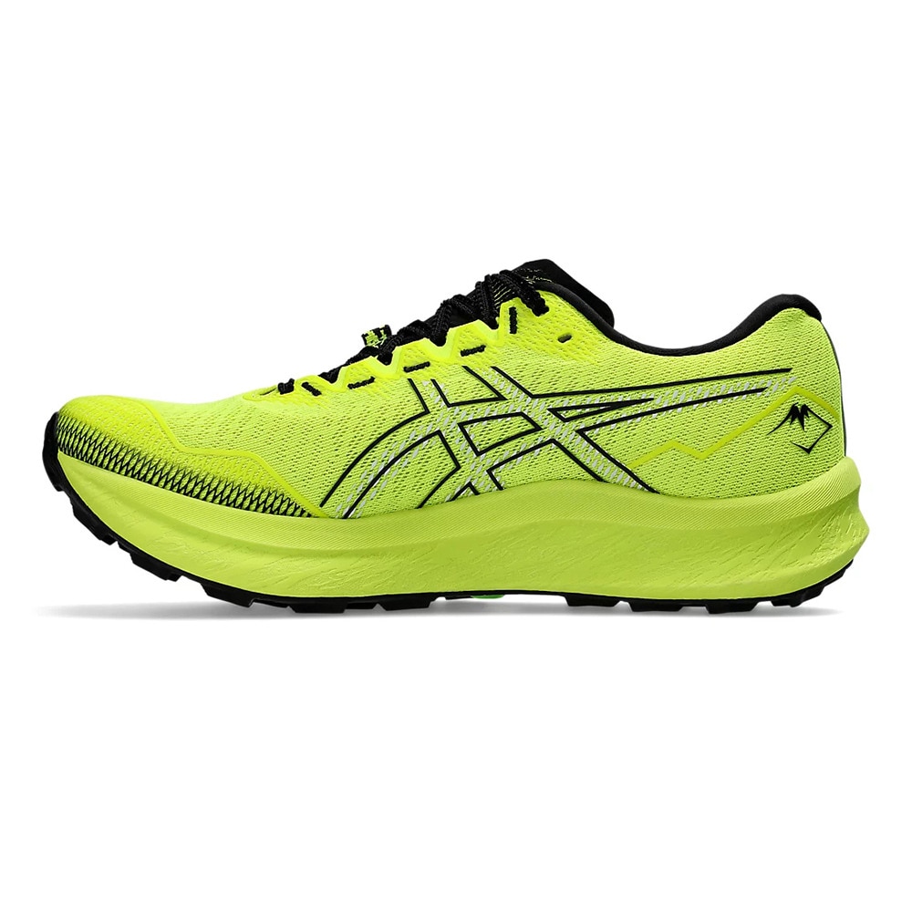 アシックス（ASICS）（メンズ）ランニングシューズ フジスピード3 イエローブラック 1011B888.751 スニーカー トレイルラン 軽量 安定性 マラソン