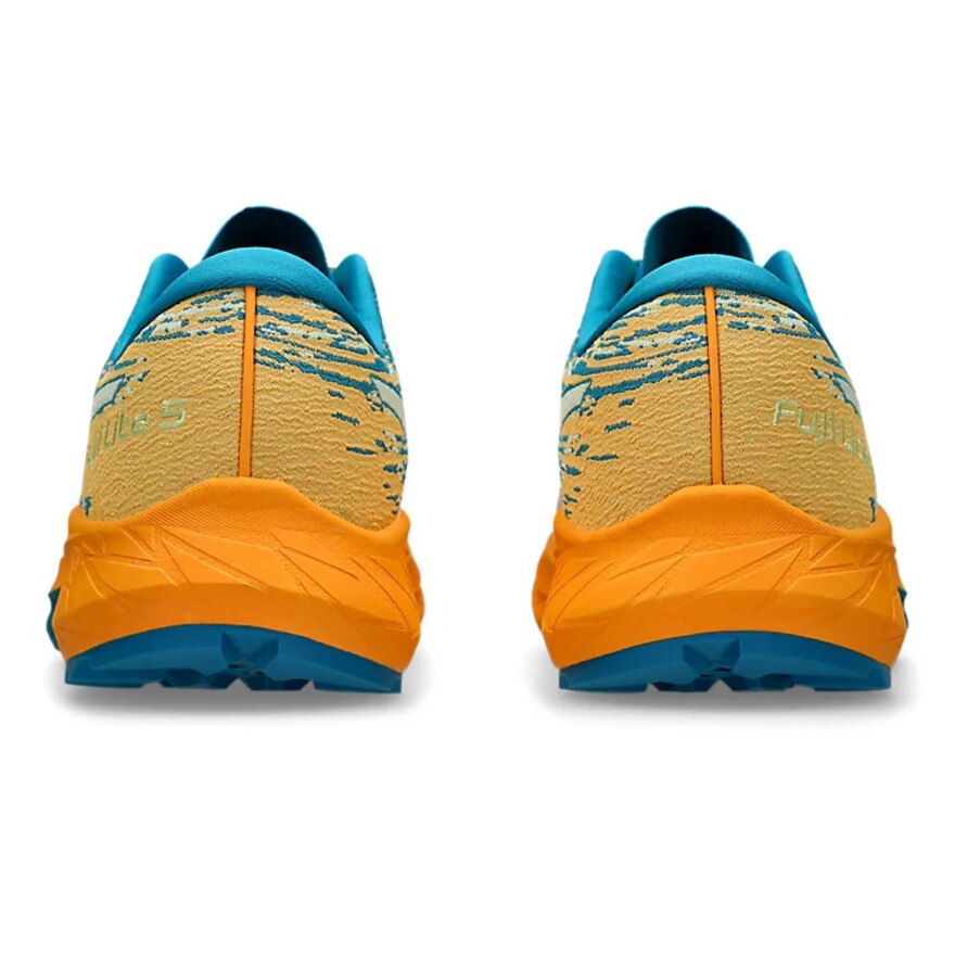アシックス（ASICS）（メンズ）ランニングシューズ フジライト5 ブルー オレンジ 1011B889.400 スニーカー トレイルラン 軽量 トラクション マラソン
