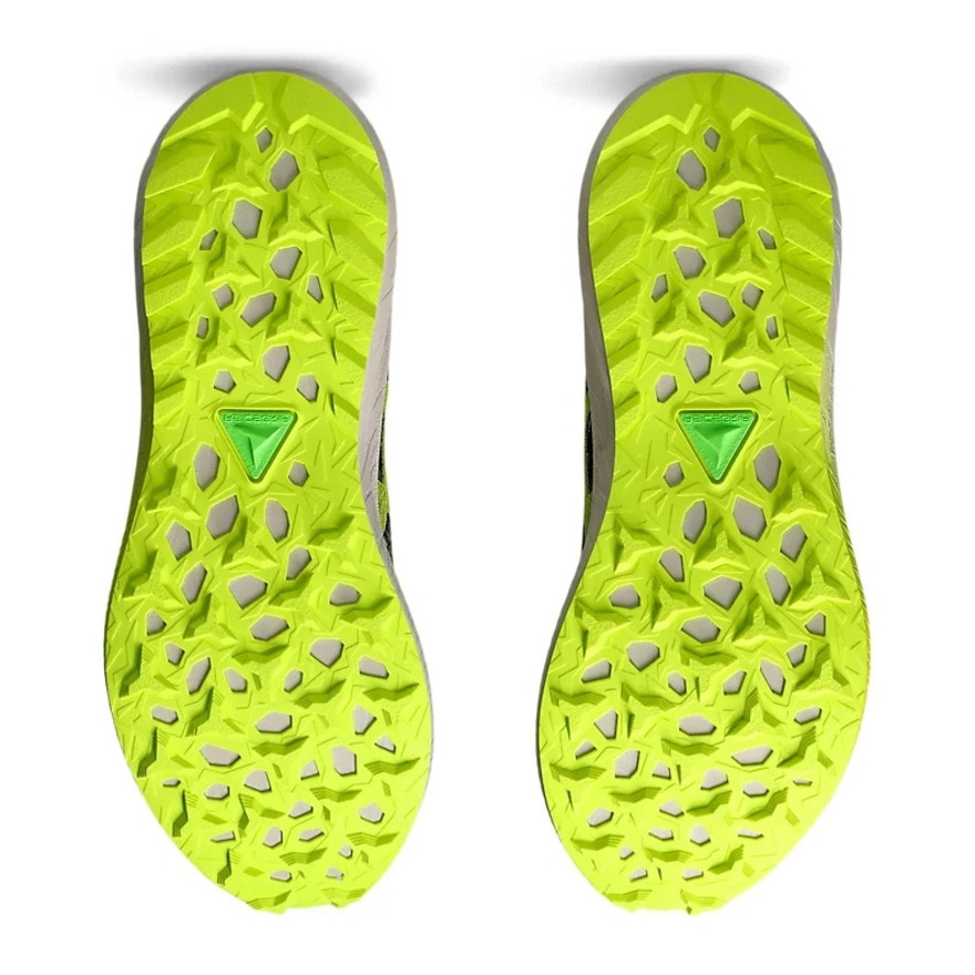アシックス（ASICS）（メンズ）ランニングシューズ フジライト5 ブラック イエロー 1011B889.001 スニーカー トレイルラン 軽量 トラクション マラソン