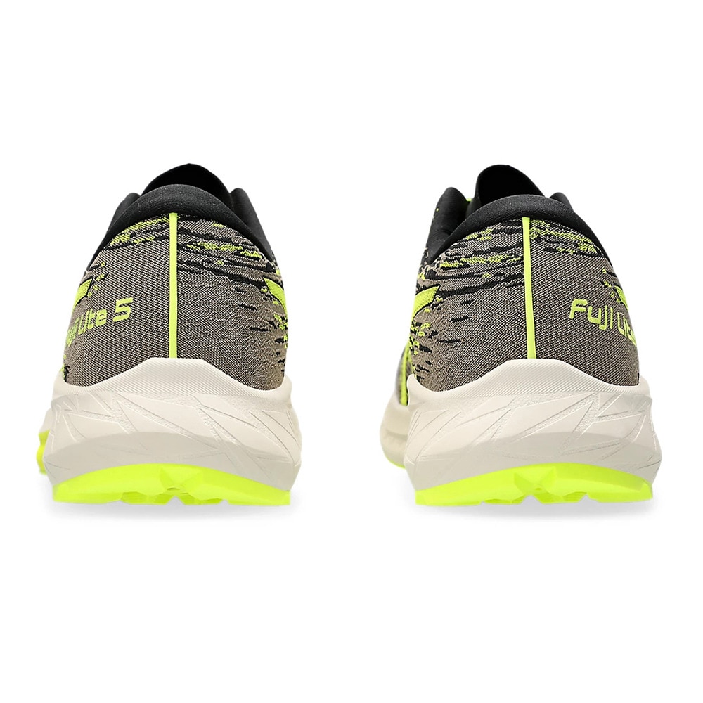 アシックス（ASICS）（メンズ）ランニングシューズ フジライト5 ブラック イエロー 1011B889.001 スニーカー トレイルラン 軽量 トラクション マラソン