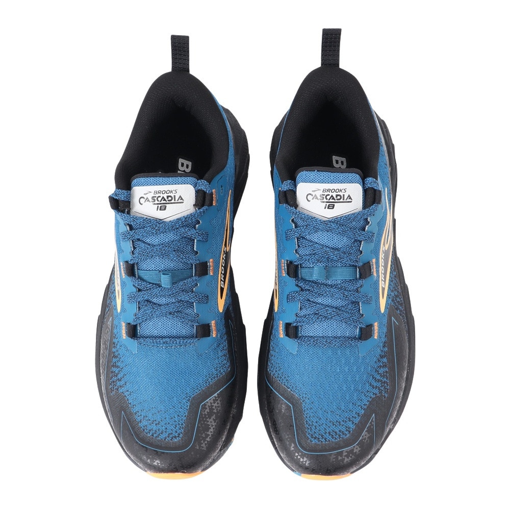 ブルックス（BROOKS）（メンズ）ランニングシューズ トレランシューズ カスケディア18 BMM4263 BLU