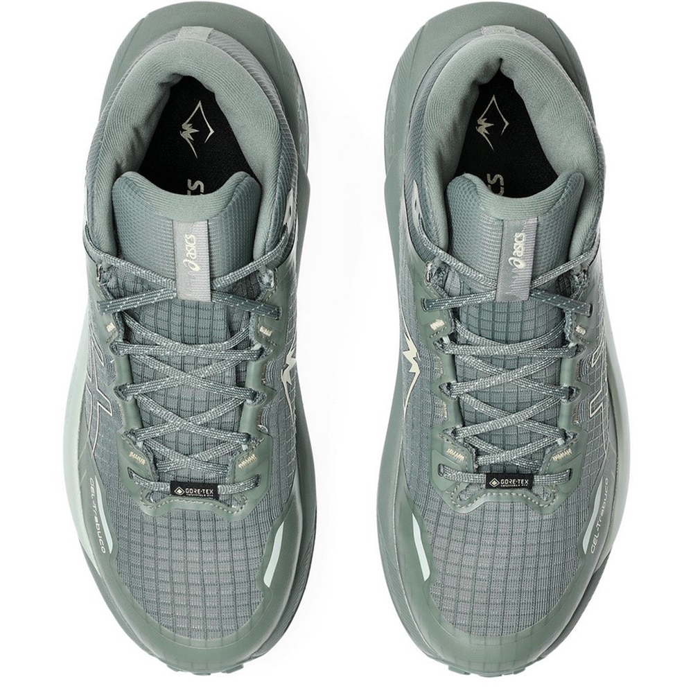 アシックス（ASICS）（メンズ）ランニングシューズ トレランシューズ フジライト 6 グリーン 1011C086.300