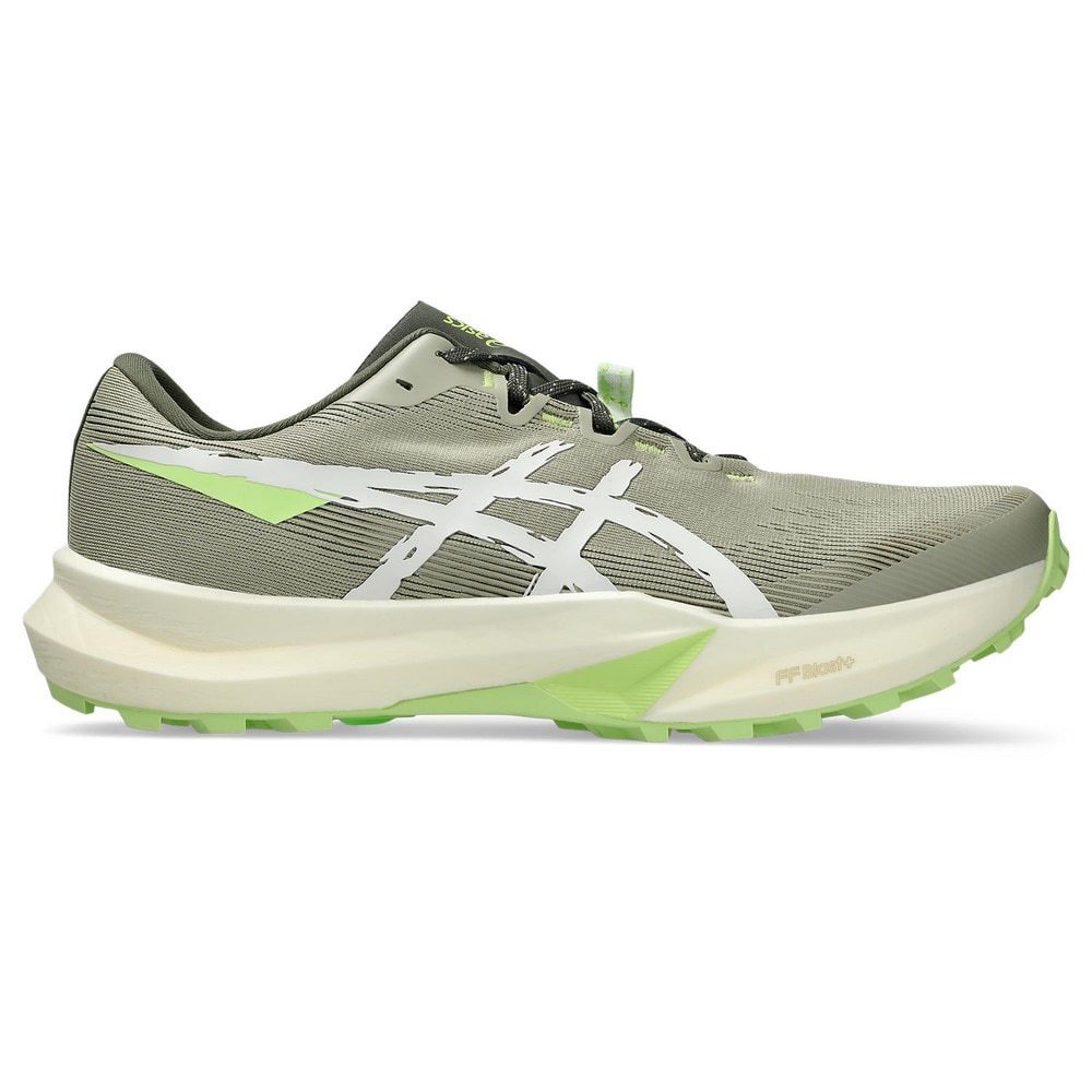 アシックス（ASICS）（メンズ）ランニングシューズ トレランシューズ フジライト 6 グリーン 1011C086.300