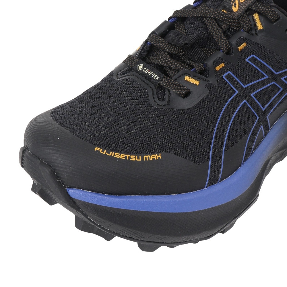 アシックス(ASICS)ランニングシューズ トレランシューズ フジセツ マックス GTX ブラック ブルー 1011C115.… アシックス（ASICS）（メンズ）ランニングシューズ トレランシューズ